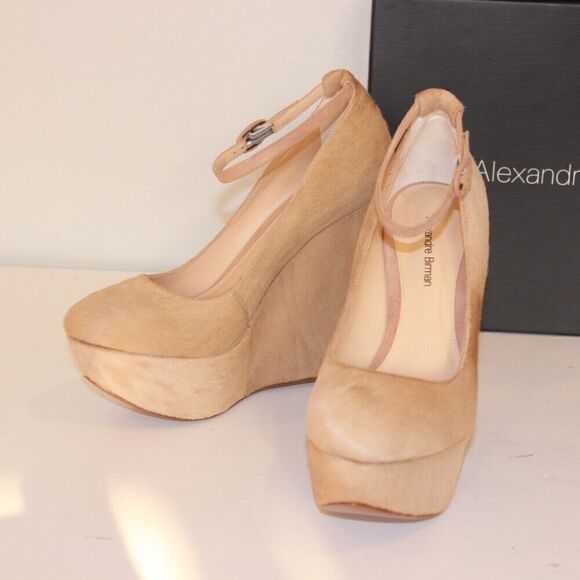 NEW Alexandre Birman Scarpin Nude Platform shoes size 7.5 - Picture 6 of 10